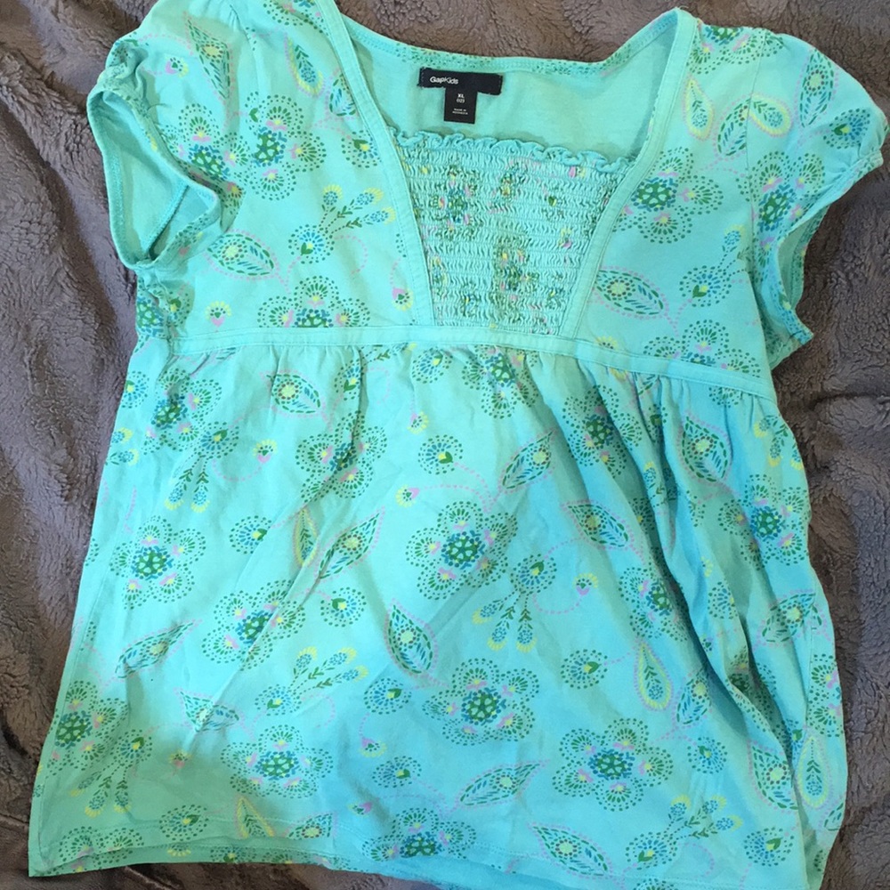 GapKids Paisley Blue Top